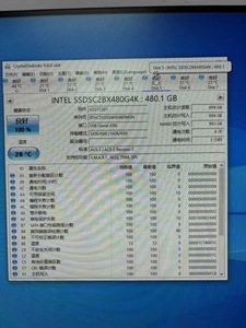 Pulled S3610 480GB S3610 <b>2.5</b>" 480GB 6Gb/s SATA III MLC Solid State Drive <b>SSD</b> SSDSC2BX480G401 - Product Image 2