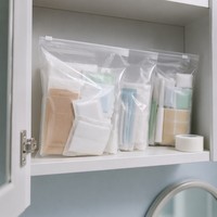 Sacs de rangement transparents à fermeture éclair, pochettes en plastique refermables pour fournitures médicales