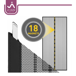 Pantalla de puerta magnética de cierre automático, OEM, fácil de instalar, mosquitera, pantalla antiinsectos, manos libres - Product Image 4