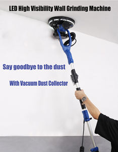 <span class=keywords><strong>Lijadora</strong></span> de pared Orbital eléctrica Industrial de 220V DIY, 1680W, luz de velocidad Variable, pulido, limpieza de masilla autocebante - Product Image 5