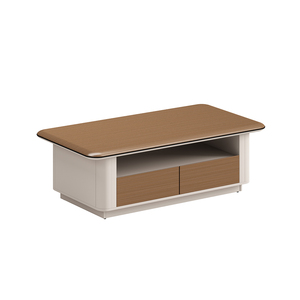 Bàn trà cà phê hình chữ nhật phong cách Bắc Âu hiện đại, đơn giản, di động, thiết kế gỗ sang trọng, tiện dụng cho nội thất gia đình - Product Image 2