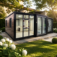Maison conteneur préfabriquée extensible de 20 pieds (1/2 lit) à vendre, maison modulaire pliable et mobile pour camping et hôtel