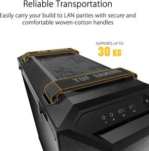 เคสคอมพิวเตอร์ TUF Gaming <span class=keywords><strong>GT501</strong></span> แบบ Full Tower อะคริลิค สำหรับเมนบอร์ด ATX พร้อมพอร์ต USB 3.0 ด้านหน้า รุ่น <span class=keywords><strong>GT501</strong></span>/GRY/มีหูหิ้ว - Product Image 6