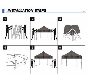 Para Fiestas, Carpa Blanca Portátil 3x3 Totalmente Personalizable, Toldos Plegables de Tipo Recto 20 <span class=keywords><strong>X</strong></span> 10, 4 <span class=keywords><strong>X</strong></span> 3 - Product Image 6