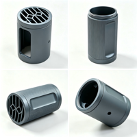 Manchon de torche et coque de lampe de poche en alliage d'aluminium usiné CNC de précision pour usinage avec finition anodisée - Composants de quincaillerie sur mesure