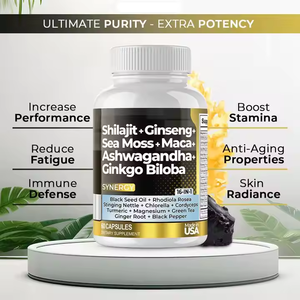 Shilajit <span class=keywords><strong>Capsules</strong></span> 16 In 1 Samengestelde Supplementen Ginseng Zeemos <span class=keywords><strong>Maca</strong></span> Ashwagandha <span class=keywords><strong>Ginkgo</strong></span> <span class=keywords><strong>Biloba</strong></span> Champignon Kurkuma Capsule - Product Image 3