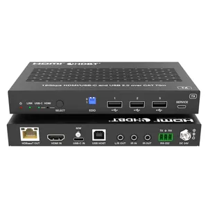 HDbaseT 3.0 익스텐더 USB-C HDMI 2x1 70m POC 비압축 전송 (USB 2.0 오픈 API 포함)