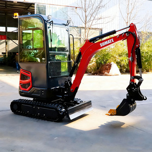 Mini-excavatrice sur chenilles avec godet et cabine pour moteur, PLC et boîte de vitesses, certifiée EPA, fabriquée en Chine - Product Image 6