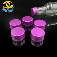 Eco-Friendly Pilfer-Proof Durable QR Code Laser Marked ROPP Aluminum Bottle Caps TPE Liner Tamper-Evident for Wine Juice