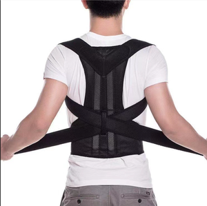 Supporto posteriore superiore regolabile tutore popolare stile pelle stretta respira la postura tattica correzione cintura protettiva posteriore per i bambini - Product Image 3