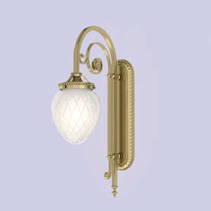Classic Antique Brass <b>Wall</b> <b>Sconce</b> Single <b>Light</b> European Decorative <b>Wall</b> Lamp with Frosted Glass Shade for Bedroom Hallway Hotel - Product Image 1