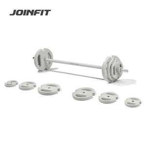 High Quality Durable PU Iron Casting 20kg Adjustable Weight <strong>Barbell</strong> Weight Plates Set for Gym Fitness with Comfortable <strong>Handle</strong> - Product Image 6