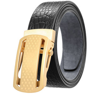 Ly36-61537-8แฟชั่นลำลองเข็มขัดนักธุรกิจสำหรั<span class=keywords><strong>บ</strong></span><span class=keywords><strong>ผู้ชาย</strong></span>เข็มขัดหนังวัวพร้อมหัวเข็มขัดเหล็กแท้ - Product Image 4