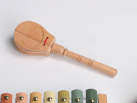 Happy Forest STEAM Educational Toy Kit Metal Xylophone Flute Drum Rattle 8 Scales 5pcs Montessori Sensory Music Instruments Kids