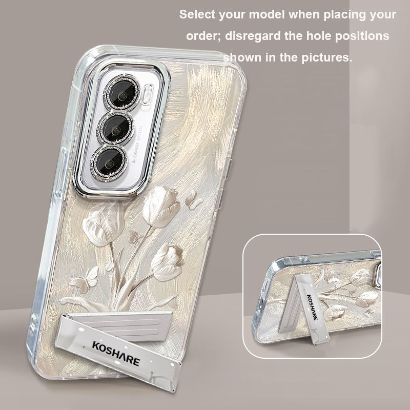 เคสโทรศัพท์+ที่วาง(รวมฟิล์มกันรอยเลนส์)