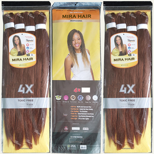 Cheveux à tresser pré-étirés en gros 4X 400g, mèches lisses Yaki africaines, pour tresses à l'eau chaude, pré-étirés pour femmes - Product Image 1