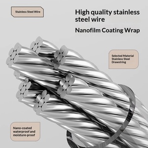 Tendedero Retráctil Invisible para Uso en Interiores/Exteriores, Instalación sin Taladro, Tendedero Retráctil con Cable de Acero - Product Image 2