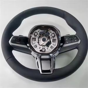 Volant en cuir personnalisé Accessoires d'intérieur automobile pour <span class=keywords><strong>BMW</strong></span> 525 530 X1 X2 X3 X5 <span class=keywords><strong>Ix</strong></span> 1i 345 Series G20 G30 G38 - Product Image 4