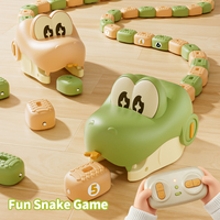 Nouveau Serpent RC Glouton Interactif Électrique Magnétique Télécommandé pour Enfants, Jouet Serpent Éducatif STEM pour Enfants