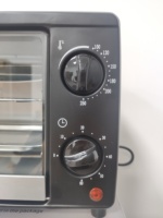 Four électrique compact 13L entièrement automatique multifonctionnel pour la maison, avec fonction grille-pain numérique et plaque de cuisson pour la cuisson des toasts et la réchauffement des aliments