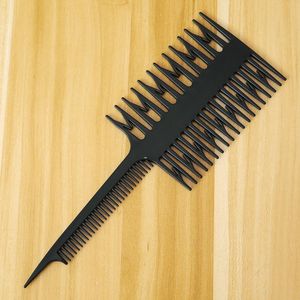 1 pièce <span class=keywords><strong>Peigne</strong></span> à dents larges pour chignon pour femme, outil de coloration capillaire professionnel de salon, <span class=keywords><strong>peigne</strong></span> en forme d'arête de poisson pour sectionnement et mèches - Product Image 6