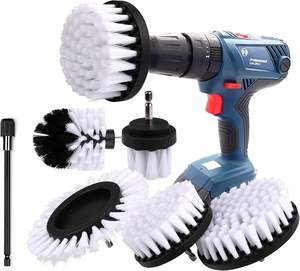 Set di 6 Pezzi per Pulizia Industriale Fai-da-Te, Include Spazzola per Trapano per Pulizia Pavimenti, Alta Qualità - Product Image 1