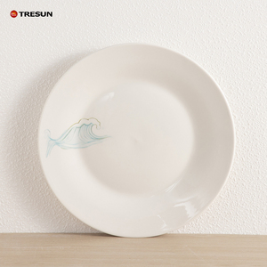 Wholesale Customized 18/30pcs <b>square</b> White Porcelain Decal White Ceramic Dinnerware <b>Set</b> <b>Plates</b> and Bowls for 6 People - Product Image 4