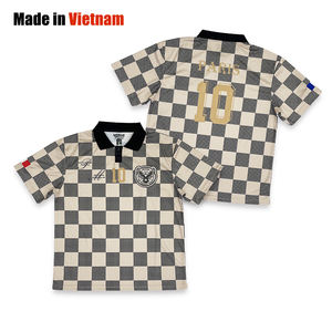 Maillot de football personnalisé avec motif de sublimation, design rétro urbain, grande taille, maillot de football sportif - Product Image 1