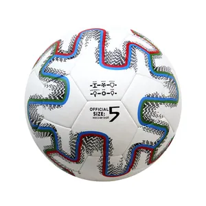 Balón de fútbol SanHuan High Quality32 de PU con unión térmica, tamaño 5, balón de fútbol para jugar al aire libre