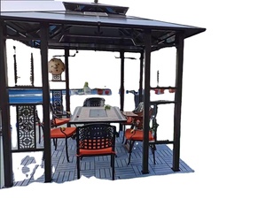 Baño jardín patio exterior plástico grano de madera suelo cubierta azulejo - Product Image 4