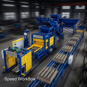 Энергосберегающая машина для производства бетонных блоков QT4-16 с низким энергопотреблением и высокой производительностью - Product Image 2