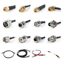 Câble Jumper Siamese BNC Mâle vers BNC Mâle RG58 avec Alimentation Vidéo AHD TVI HD-SDI CVI pour Caméras de Sécurité CCTV