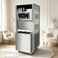 Commerciële fabrikant van softijsmachines, softijsmachine voor op het aanrecht, kleine softijsmachine