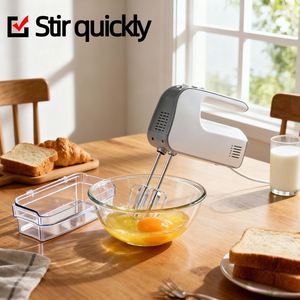Batidora de mano eléctrica Cx-6617 de 5 velocidades, 100w, 120w, 150w, color personalizado, para el hogar, cocina, alimentos y huevos. - Product Image 5
