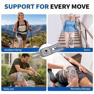 Soporte Deportivo para Rodilla, Alta Elasticidad, Antideslizante, Transpirable, Ligero, Ajustable, Protector de Rótula, Correa Anticaídas para Rótula - Product Image 4