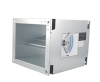 Vanne à air à volume variable en aluminium extrudé avec contrôle mécanique et électronique intégré en boucle fermée