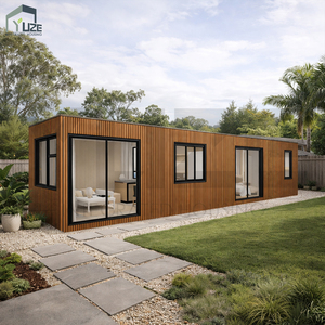 Casa Container Modulare Prefabbricata Personalizzabile in Acciaio, 40 Piedi, 2 Camere da Letto, per Abitazione <span class=keywords><strong>e</strong></span> Sicurezza - Product Image 1