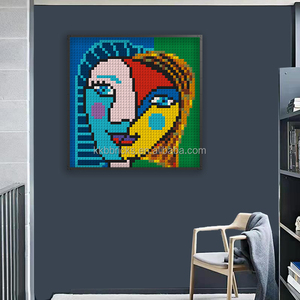 Set per Pixel Art 48x48 Punti, Piastrelle Rotonde o Quadrate, Arte Pixel di Pablo Picasso, Crea Meraviglie Blocco per Blocco - Product Image 3