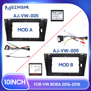 Giá rẻ bán buôn Android Xe Màn hình cảm ứng khung cho VW BORA2016-2018 10inch GPS xe Stereo Video bảng điều khiển khung Navigation khung - Product Image 2