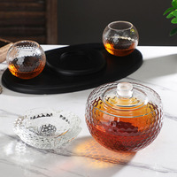 Ensemble de carafe à whisky, bouteille de vin en verre de 1000ml, bouteille d'alcool en forme de balle de Golf