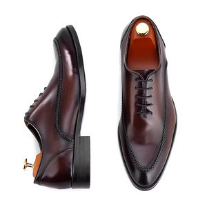 Nouvelles chaussures habillées en cuir Oxford pour hommes, fabriquées à la main, de style britannique décontracté et luxueux, bout pointu, à enfiler, pour mariage, bureau professionnel - Product Image 4