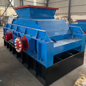 China Lieferant Sand Maker Kies Sand Steinbrecher ISO CE-Zertifikat Cobble Hydraulische Doppel walzen brecher Maschine - Product Image 3