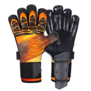 Vente en gros Nouveau style Gants de gardien de but de football respirants et durables pour hommes et femmes en cuir de 4mm Gants de gardien de but d'entraînement - Product Image 1