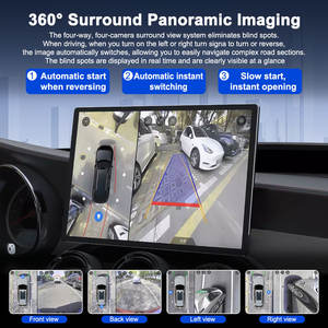 Radio con GPS para coche, dispositivo con pantalla dividida, Android, 2K, IPS, 13 pulgadas - Product Image 3