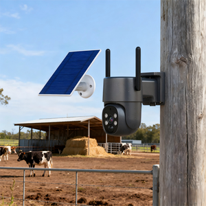 חכם סולארית אלחוטית 4g ctv אבטחה מצלמה 4mp 4k לילה חזון IP ptz תנועה גילוי וידאו זיכרון חיצוני - Product Image 1