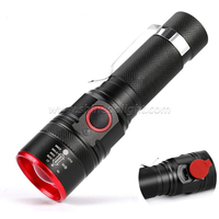 Mini lampe flash à lumière led, portable, à piles, alerte d'urgence, auto-défense