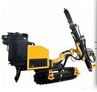 Foreuse rotative DTH diesel économique avec boîte de vitesses et moteur pour l'exploitation minière en ciel ouvert, mobilité sur chenilles