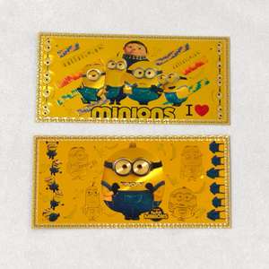 Set di Biglietti d'Auguri Minions con Lamina Dorata, Buste Rosse di Lusso con Illustrazioni dei Cartoni Animati per Regali di Capodanno e Compleanno - Product Image 5