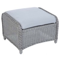 Joye Leisure Lot de 5 meubles de jardin d'extérieur en osier avec cadre ALU pour table à thé et café
