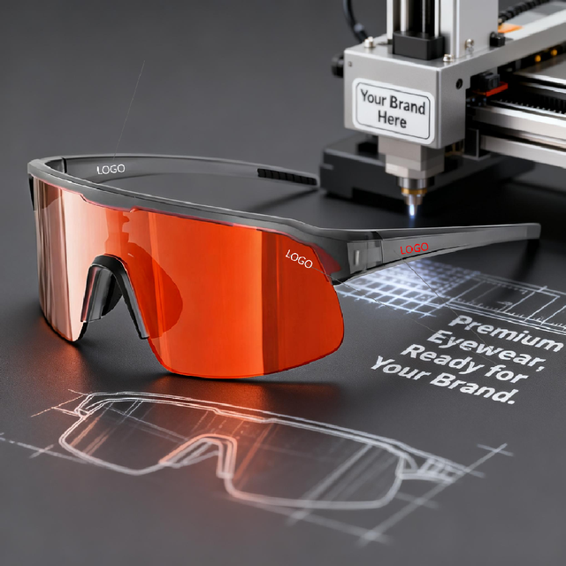 High Performance Polarized Sports Glasses Custom Fit for Cycling - Sunglasses Men